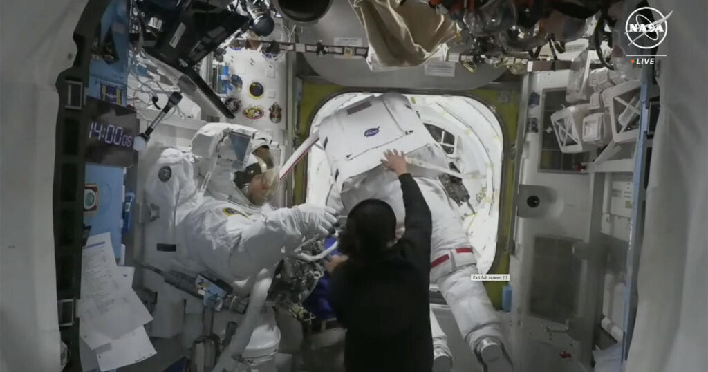 Spacewalk canceled after space suit coolant leaks